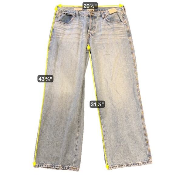 Universal Thread Jeans NWT Women's size 16 Mid-Rise 90's Baggy Jeans relaxed hip - Picture 2 of 7